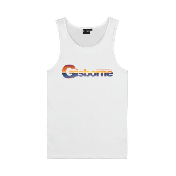 Gisborne Sunset - Cloke Mens Concept Singlet Thumbnail