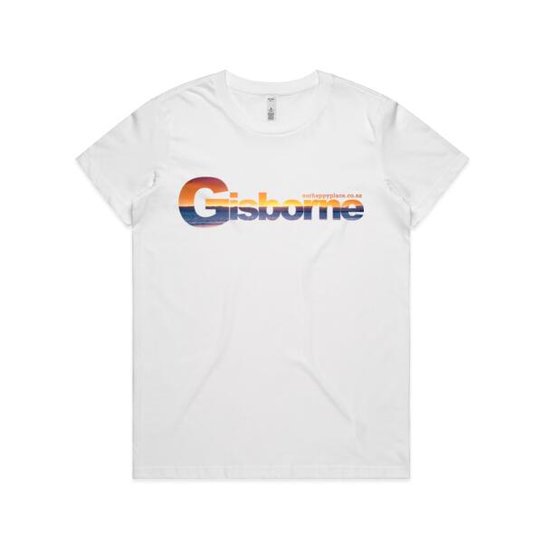 Gisborne Sunset - AS Colour Womens Basic Tee Thumbnail