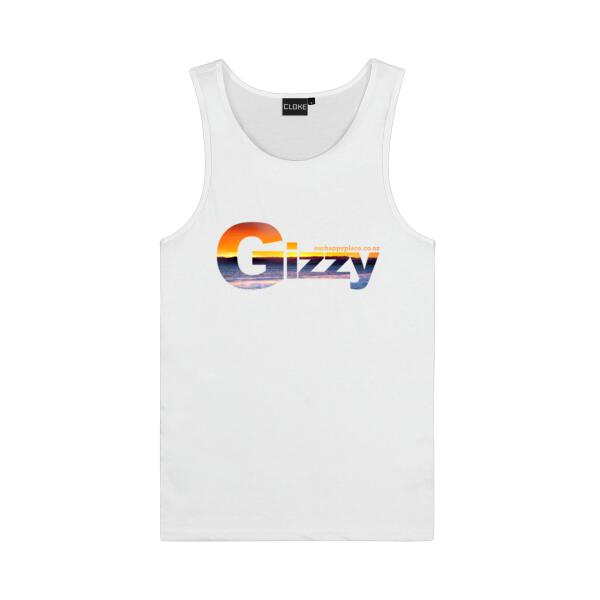 Gizzy Sunset - Cloke Mens Concept Singlet Thumbnail