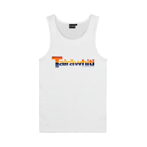 Tairāwhiti Sunset - Cloke Mens Concept Singlet Thumbnail