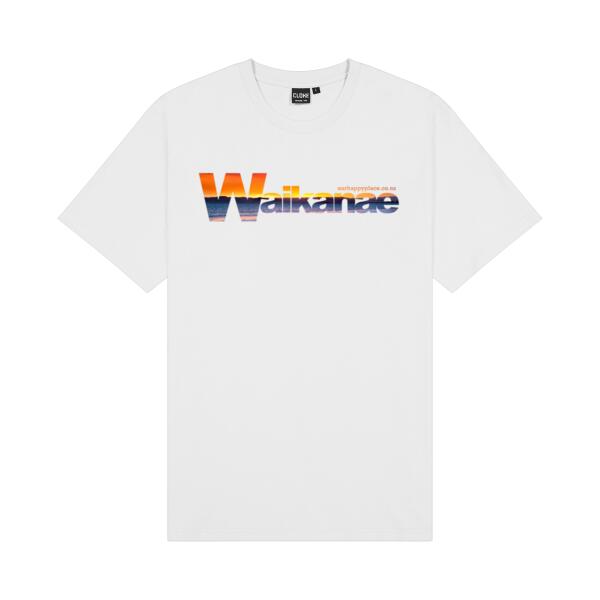 Waikanae sunset - Cloke Mens Outline Tee Thumbnail