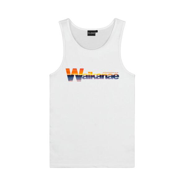 Waikanae sunset - Cloke Mens Concept Singlet Thumbnail