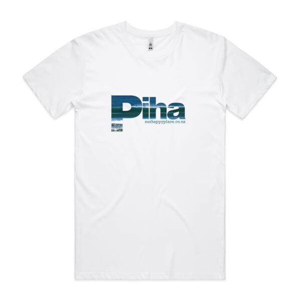 Piha - Surfs up!  - AS Colour Mens Basic Tee Thumbnail