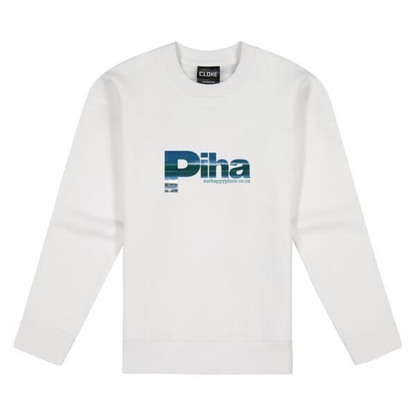 Piha - Surfs up!  - Cloke Women's Standard Crew Neck Sweat Thumbnail