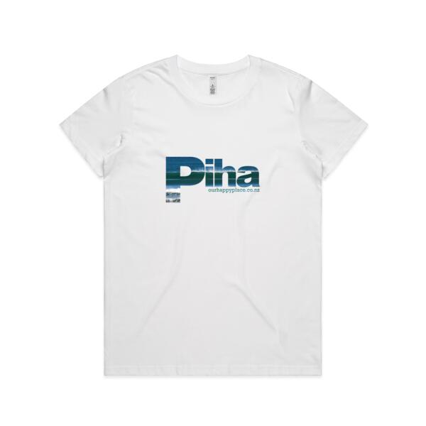 Piha - Surfs up!  - AS Colour Womens Basic Tee Thumbnail