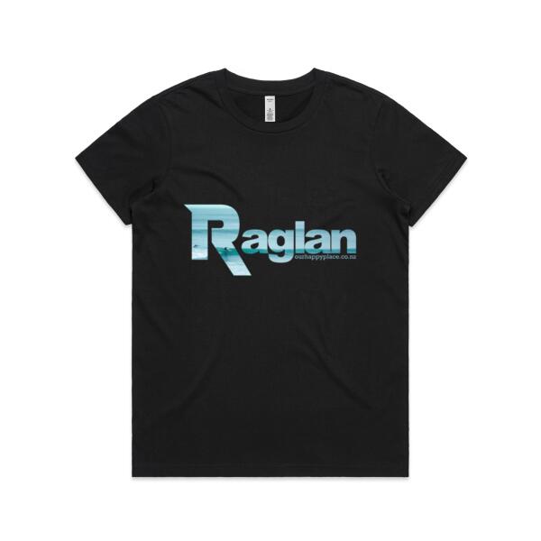 Raglan Blue - AS Colour Womens Basic Tee Thumbnail