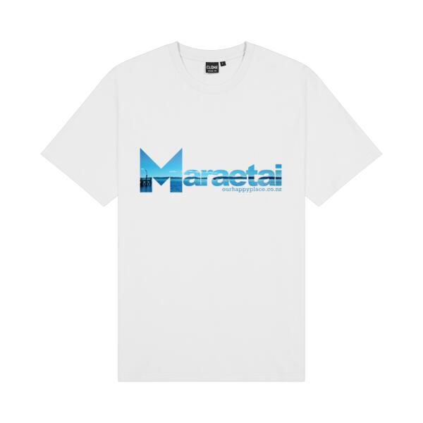 Maraetai jetty  - Cloke Mens Outline Tee Thumbnail