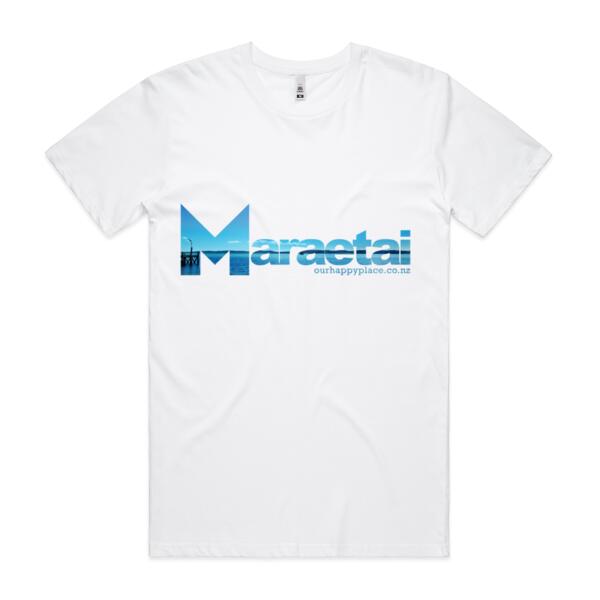 Maraetai jetty  - AS Colour Mens Basic Tee Thumbnail