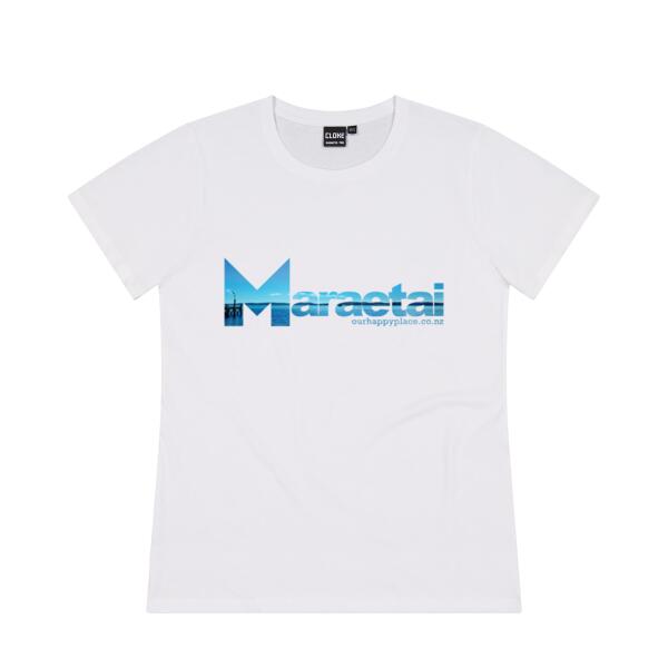 Maraetai jetty  - Cloke Womens Silhouette Tee V2 Thumbnail