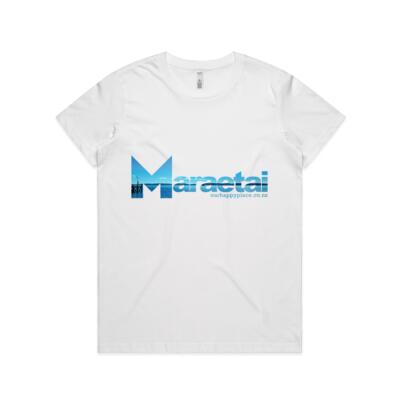 Maraetai jetty  - AS Colour Womens Basic Tee Thumbnail
