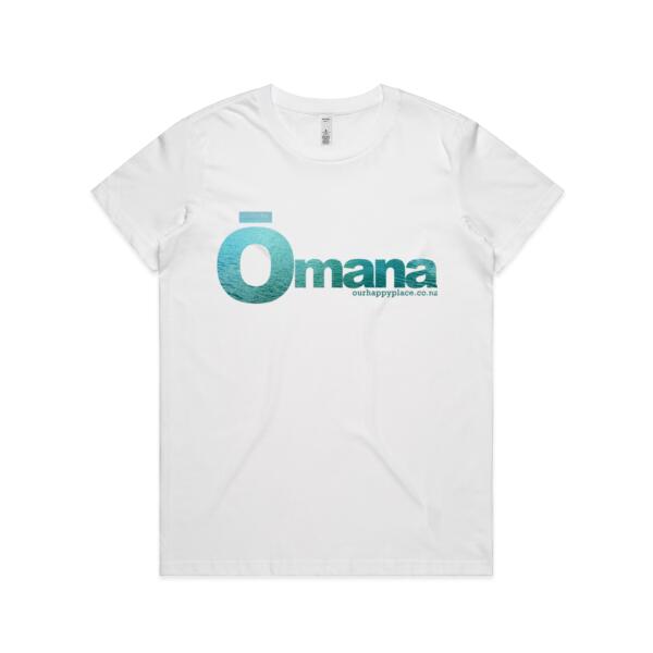 Ōmana waters - AS Colour Womens Basic Tee Thumbnail