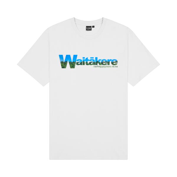 Waitākere - Bush + Sky - Cloke Mens Outline Tee Thumbnail