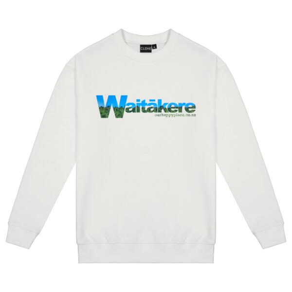 Waitākere - Bush + Sky - Cloke Mens Standard Crew  Thumbnail
