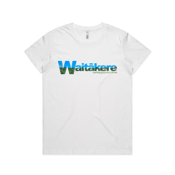 Waitākere - Bush + Sky - AS Colour Womens Basic Tee Thumbnail