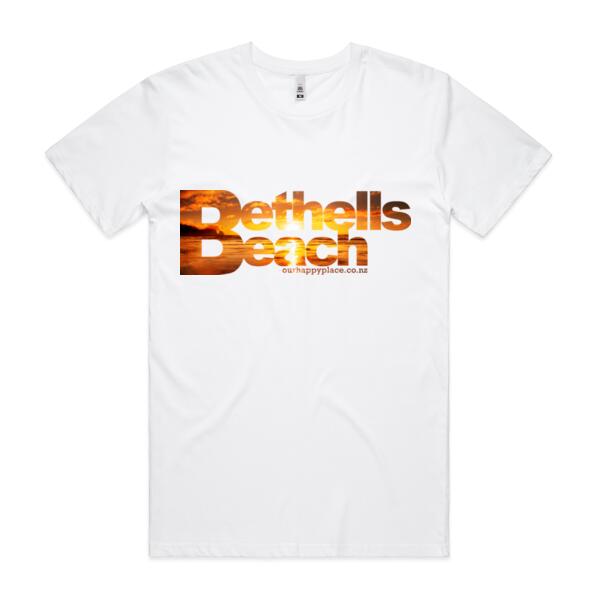 Bethells Beach Sunset - AS Colour Mens Basic Tee Thumbnail