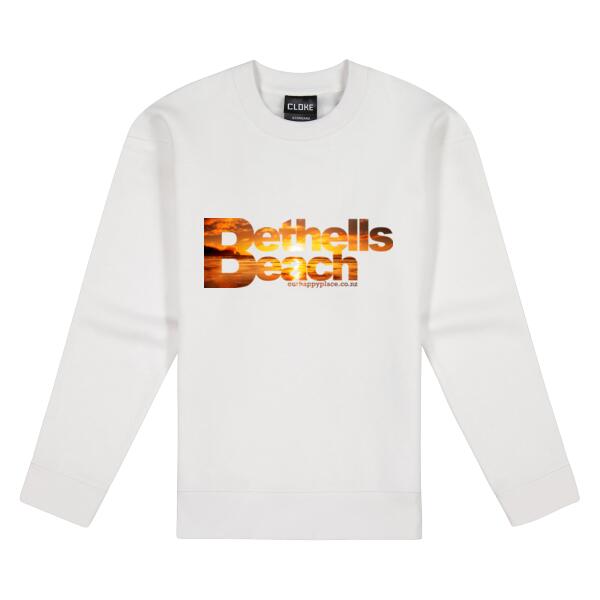 Bethells Beach Sunset - Cloke Women's Standard Crew Neck Sweat Thumbnail