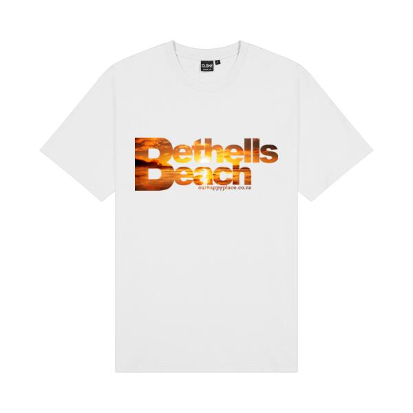 Bethells Beach Sunset - Cloke Kids Outline Tee Thumbnail