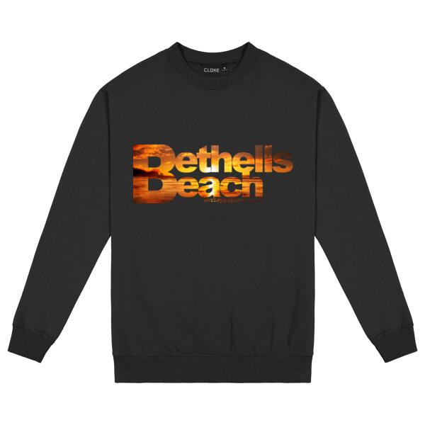 Bethells Beach Sunset - Cloke Kids Standard Crew Thumbnail