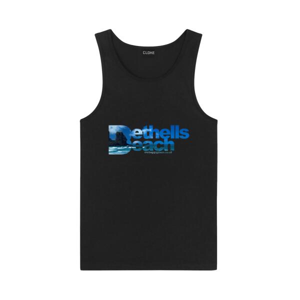 Bethells Beach Blue - Cloke Kids Concept Singlet Thumbnail