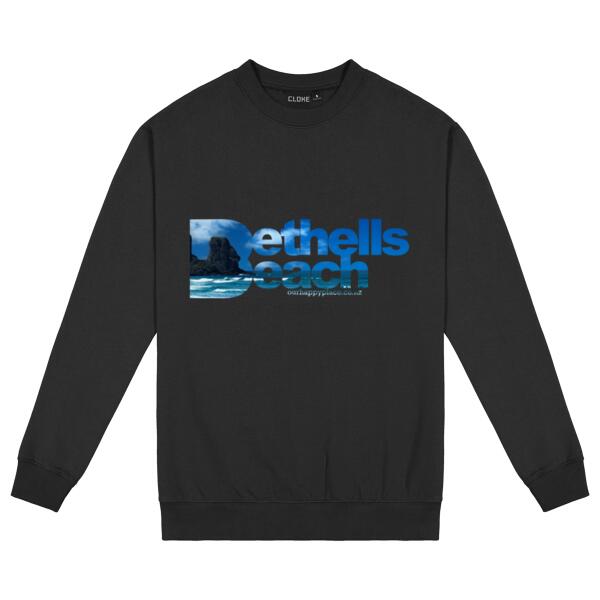 Bethells Beach Blue - Cloke Kids Standard Crew Thumbnail