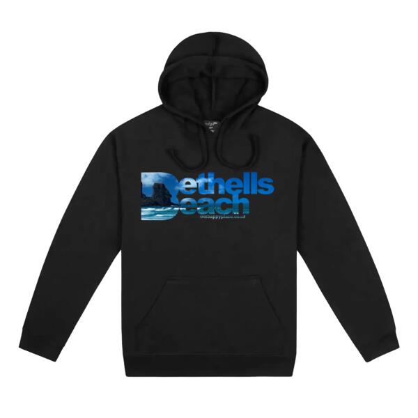 Bethells Beach Blue - Cloke Kids Edge V2 Cotton Hoodie Thumbnail