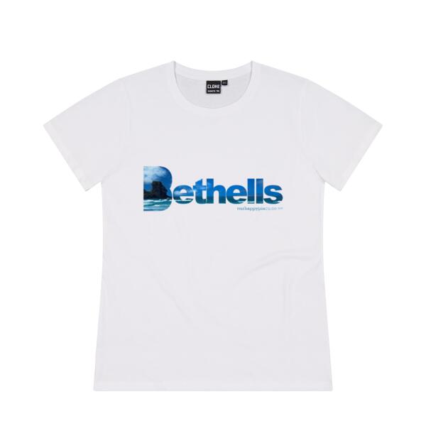 Just Bethells Blue - Cloke Womens Silhouette Tee V2 Thumbnail