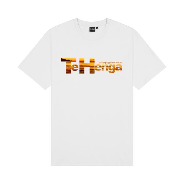 Te Henga Sunset - Cloke Mens Outline Tee Thumbnail