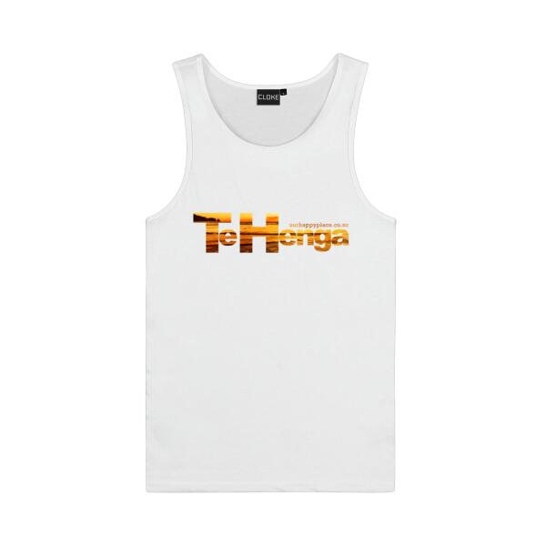 Te Henga Sunset - Cloke Mens Concept Singlet Thumbnail