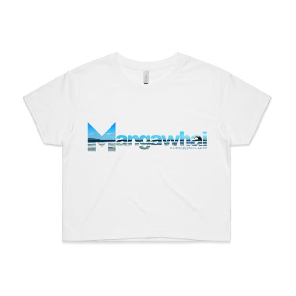 Mangawhai - AS Colour Womens Crop Tee Thumbnail