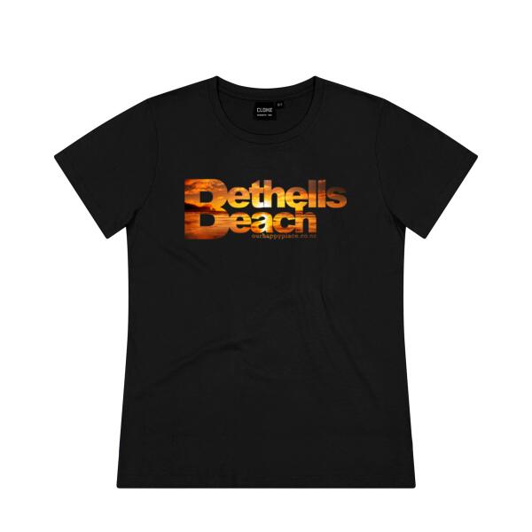 Bethells Beach Sunset - Essential Tee - Womens Thumbnail