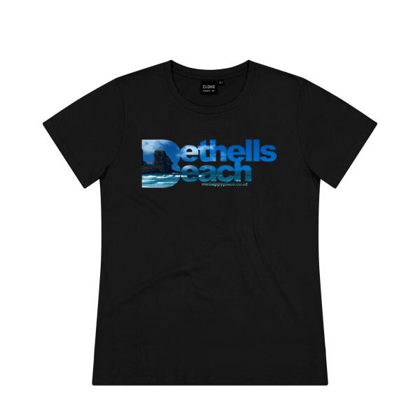 Bethells Beach Blue - Essential Tee - Womens Thumbnail