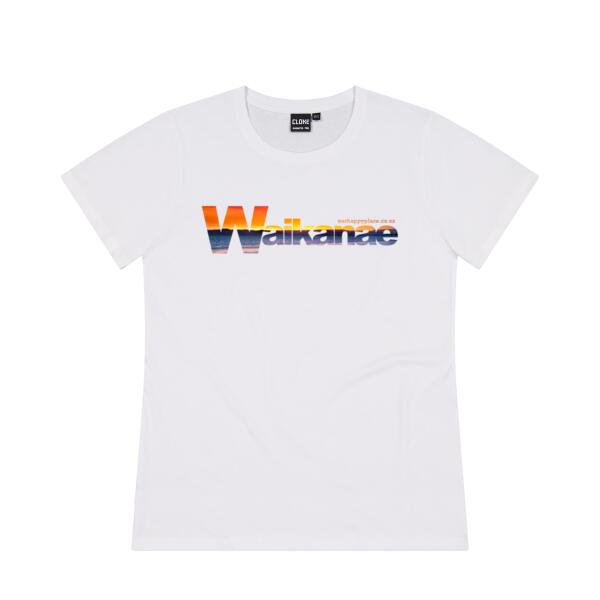 Waikanae sunset - Essential Tee - Womens Thumbnail