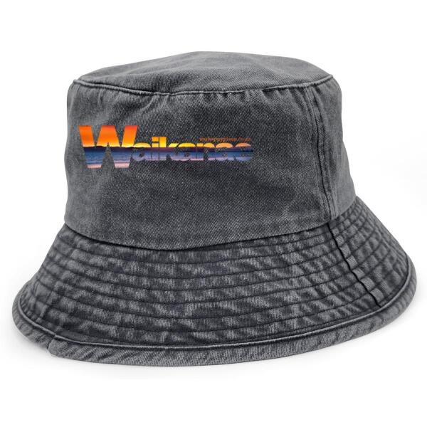 Waikanae sunset - Vintage Bucket Hat Thumbnail