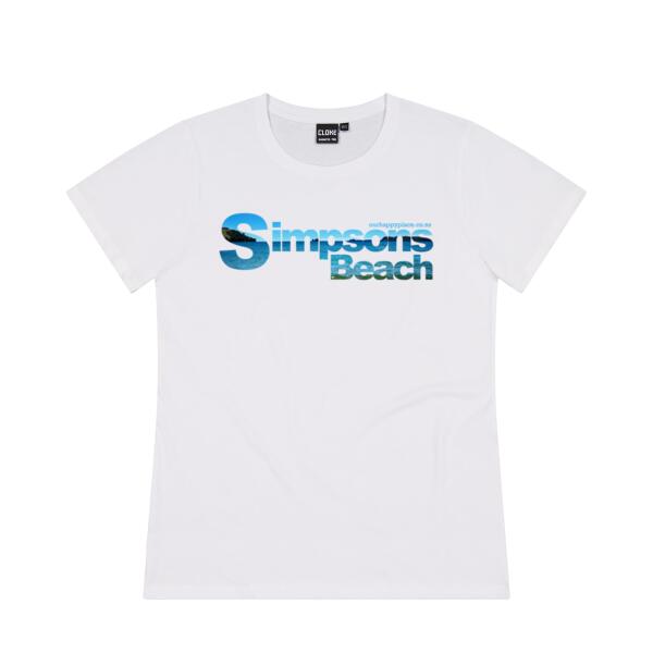 Simpson's Beach - Essential Tee - Womens Thumbnail