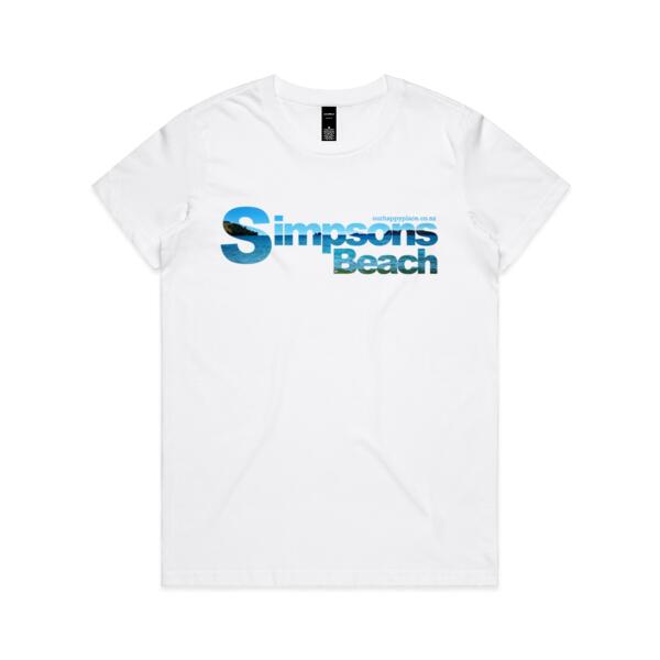 Simpson's Beach - Signature Tee - Womens Thumbnail
