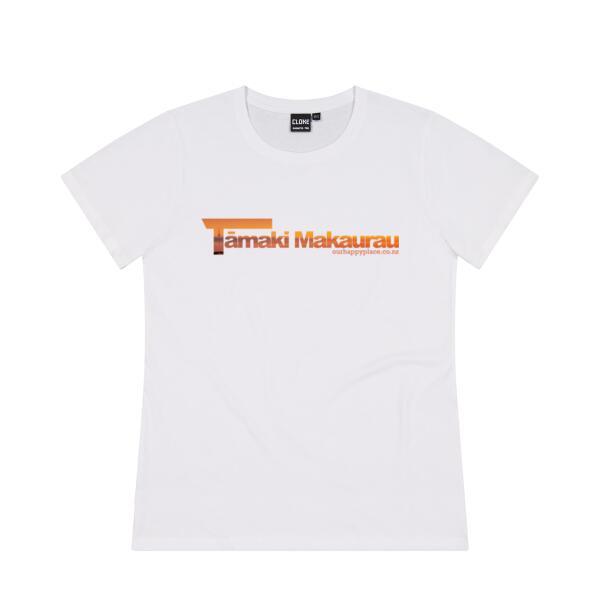 Tāmaki Makaurau Sunrise - Essential Tee - Womens Thumbnail