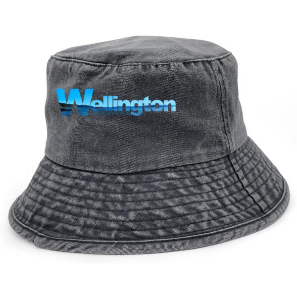Wellington Blue - Vintage Bucket Hat Thumbnail