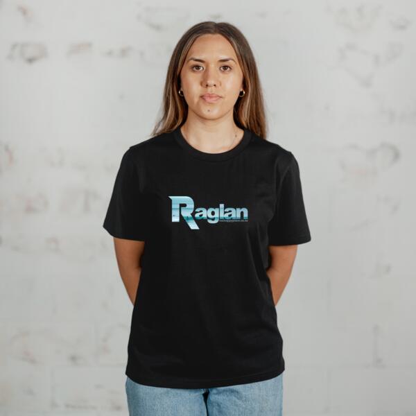 Raglan Blue - Womens Crew Neck Tee Thumbnail