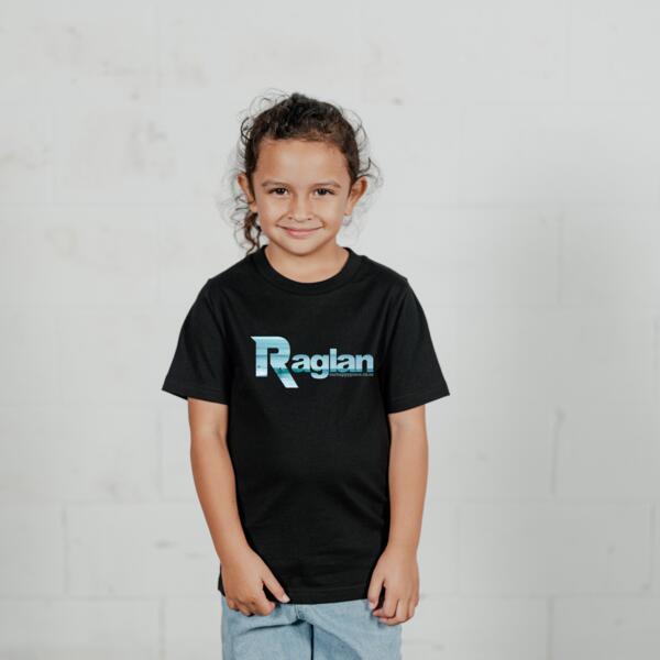 Raglan Blue - Youth Crew Neck Tee Thumbnail