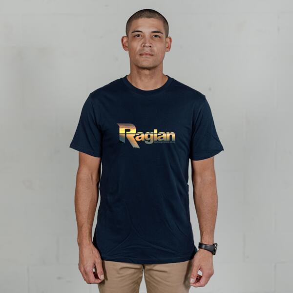 Raglan Sunset - Mens Crew Neck Tee Thumbnail