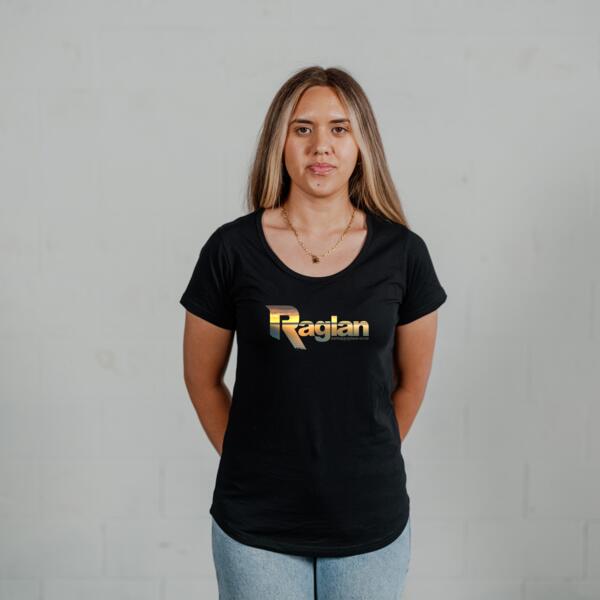 Raglan Sunset - Womens Scoop Neck Tee Thumbnail