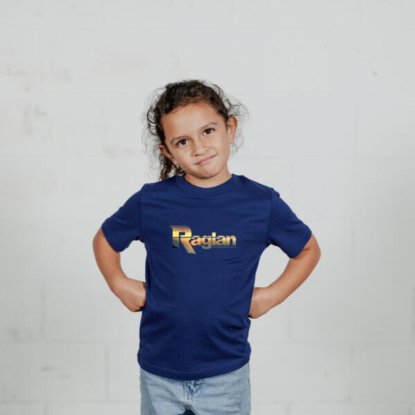 Raglan Sunset - Kids Crew Neck Tee Thumbnail