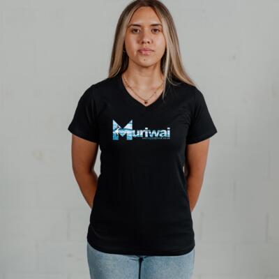 Muriwai - Womens V Neck Tee Thumbnail