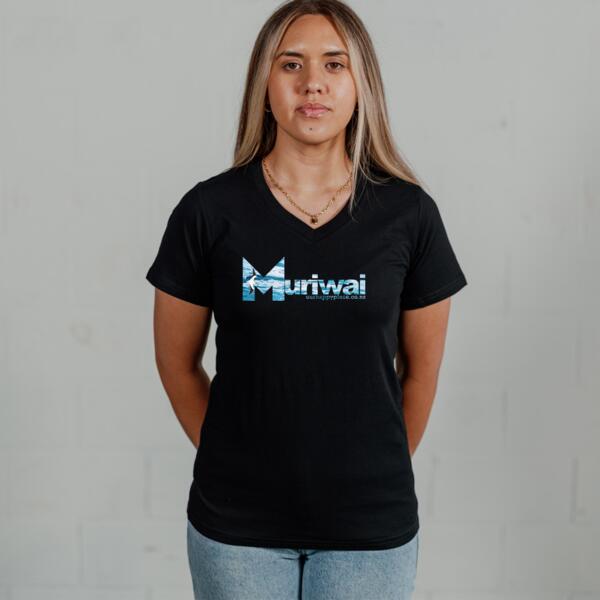 Muriwai - Womens V Neck Tee Thumbnail