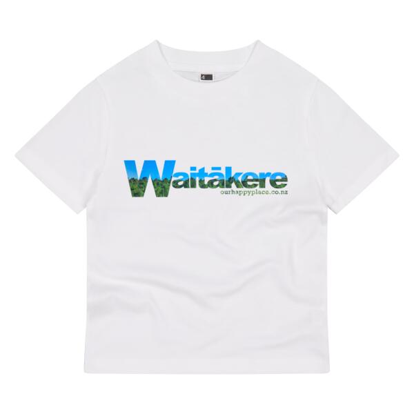 Waitākere - Bush + Sky - Kids Crew Neck Tee Thumbnail