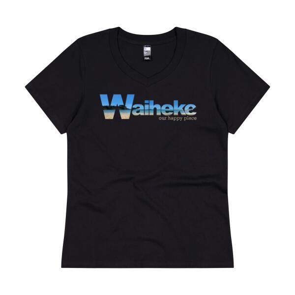 Waiheke - Women's V Neck Tee Thumbnail