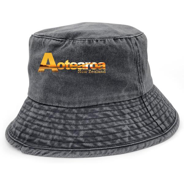 Aotearoa Sunset - Vintage Bucket Hat Thumbnail