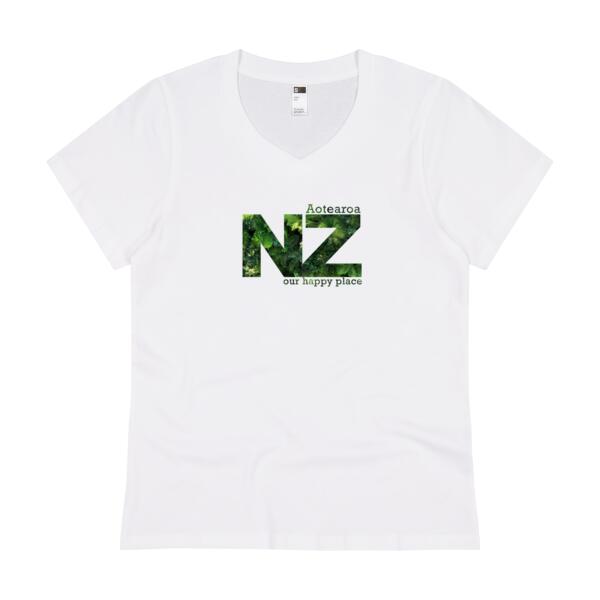 NZ Bush - Womens V Neck Tee Thumbnail