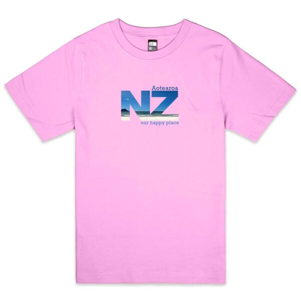 NZ Beach - Youth Crew Neck Tee Thumbnail