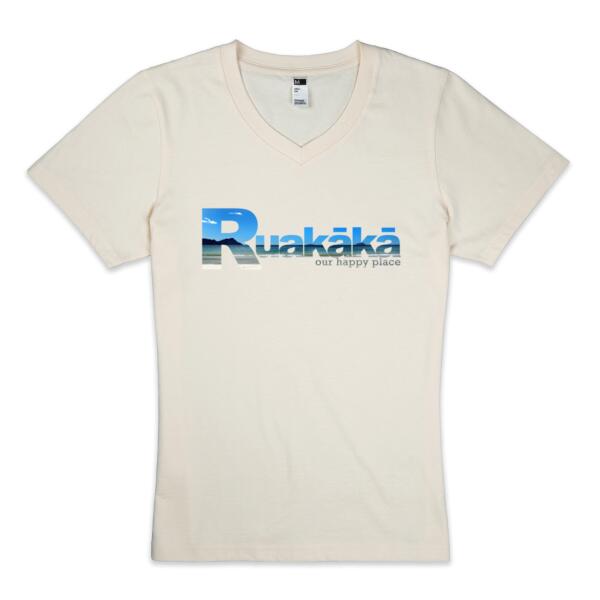 Ruakākā - Womens V Neck Tee Thumbnail